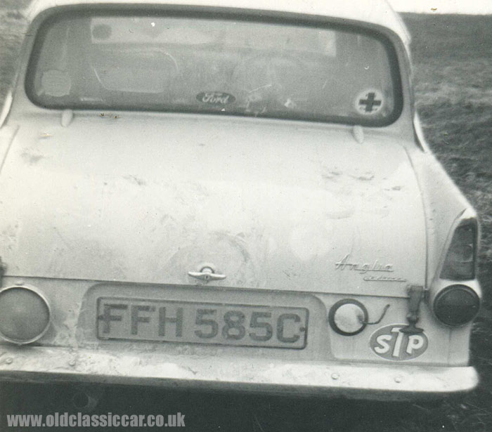 Rear view of the Anglia