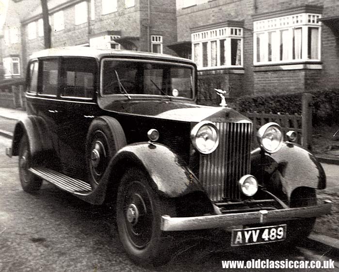 A Rolls-Royce 20/25 of the 1930s