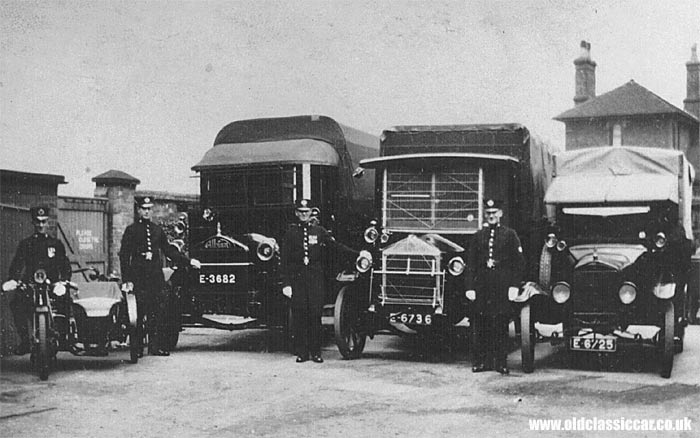 Albion lorry line-up