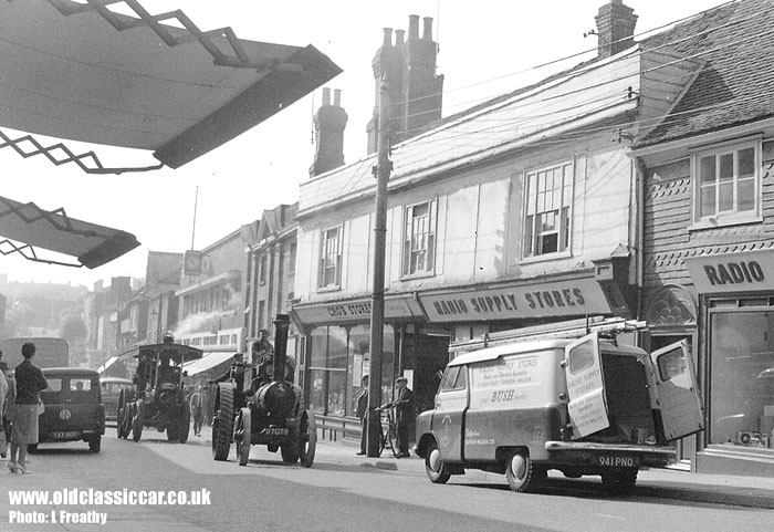 A Bedford CA parked with another driving along