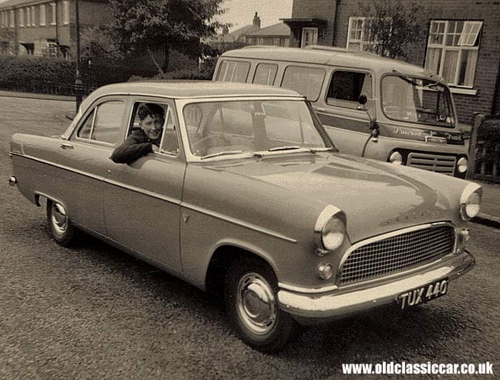 A Ford and an Austin 152 van