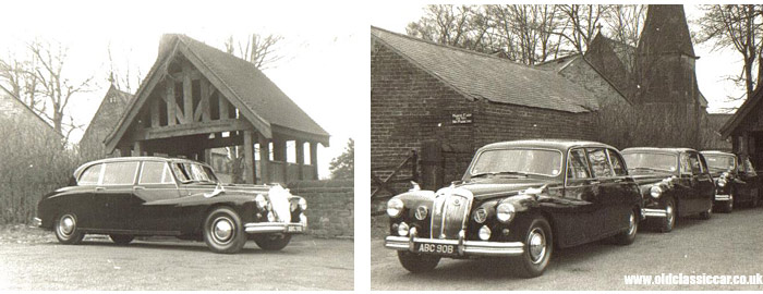 Bowers' Daimlers on funeral duty