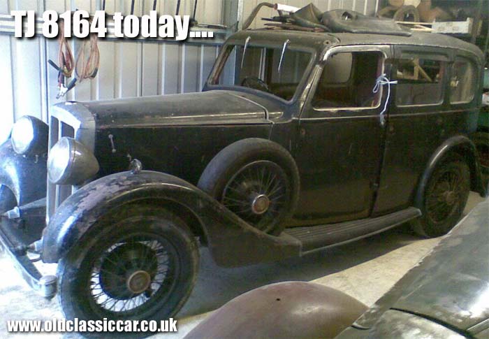 The Daimler awaiting restoration