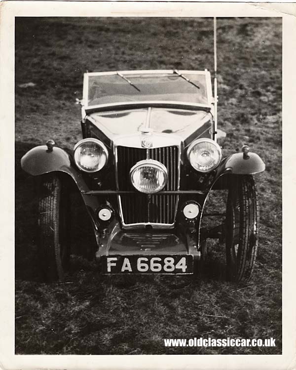 MG Sportscar from the 1940s