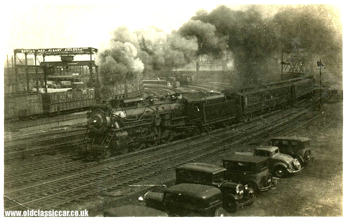 A steam loco seen at Boston
