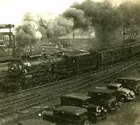 A scene at a US Railroad