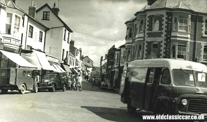 A Commer and other commercials in Sidmouth