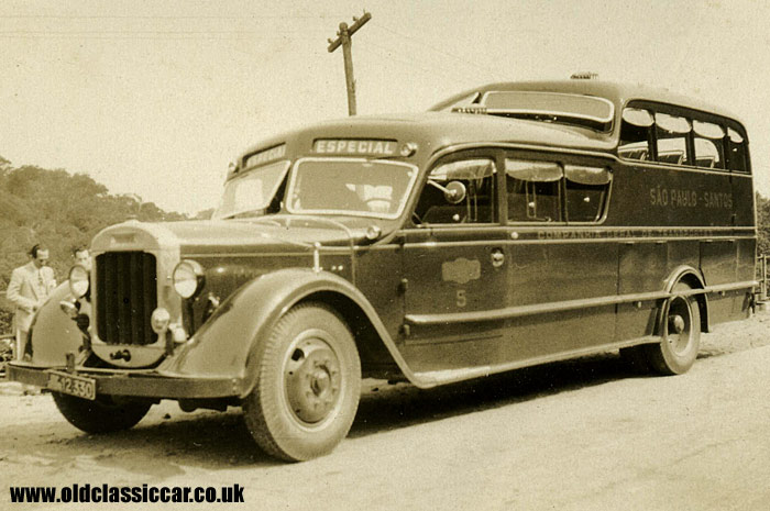 A Brazilian-bodied Thornycroft bus from 1933