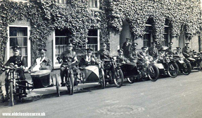WW1 motorcycles