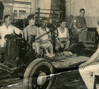 1940s car chassis