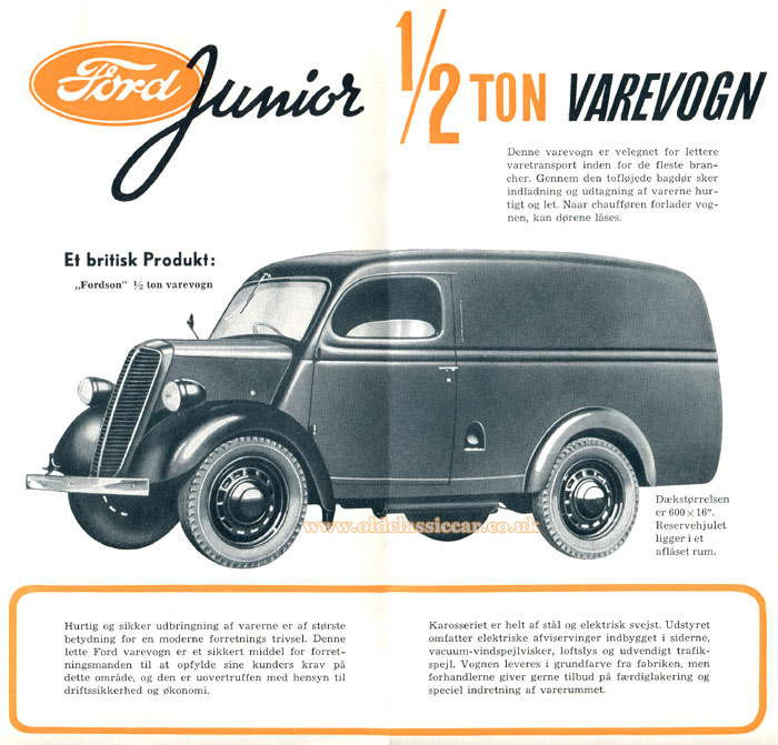 Brochure cover for a Danish-market E83W