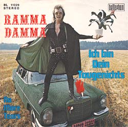 The Mercedes also features on a Ramma Damma album cover