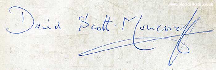 Scott-Moncrieff's autograph