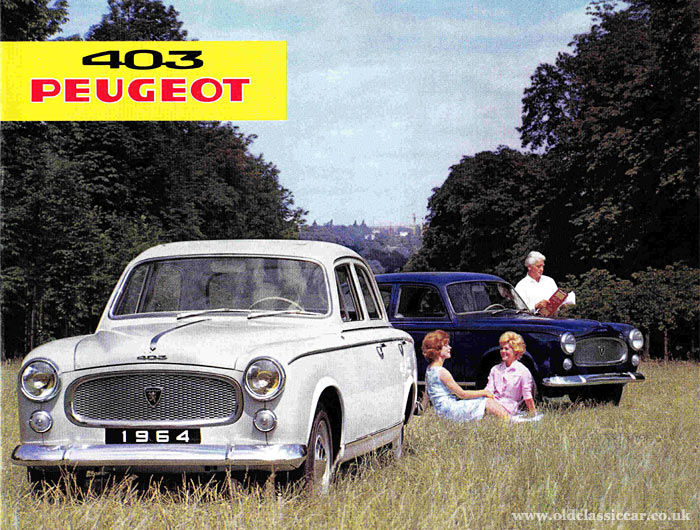 Brochure cover for the later 403s