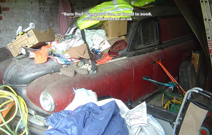 A barn-find van in 2008