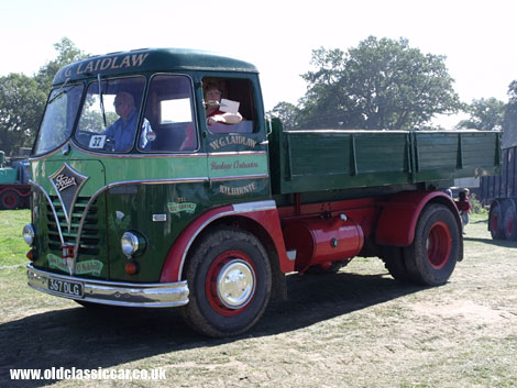 A short wheelbase Foden queues up to enter the display arena at a public show.